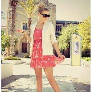 Lauren Conrad Flamingo Dress size 6